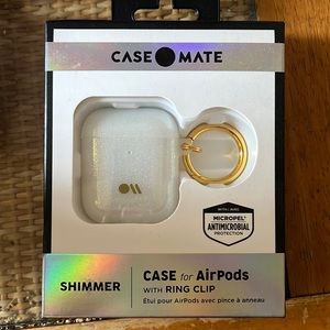 Case-Mate Shimmer AirPods Case with Ring Clip
